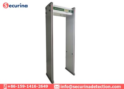 Multi detector de metais à prova de choque da zona, caminhada da segurança através do quadro interno da porta 700mm