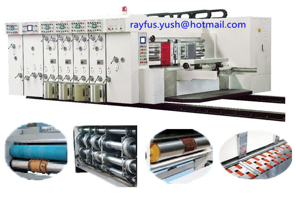 1 | принтер Slotter печати 5 цветов Flexo умирает фидер края руководства штабеле