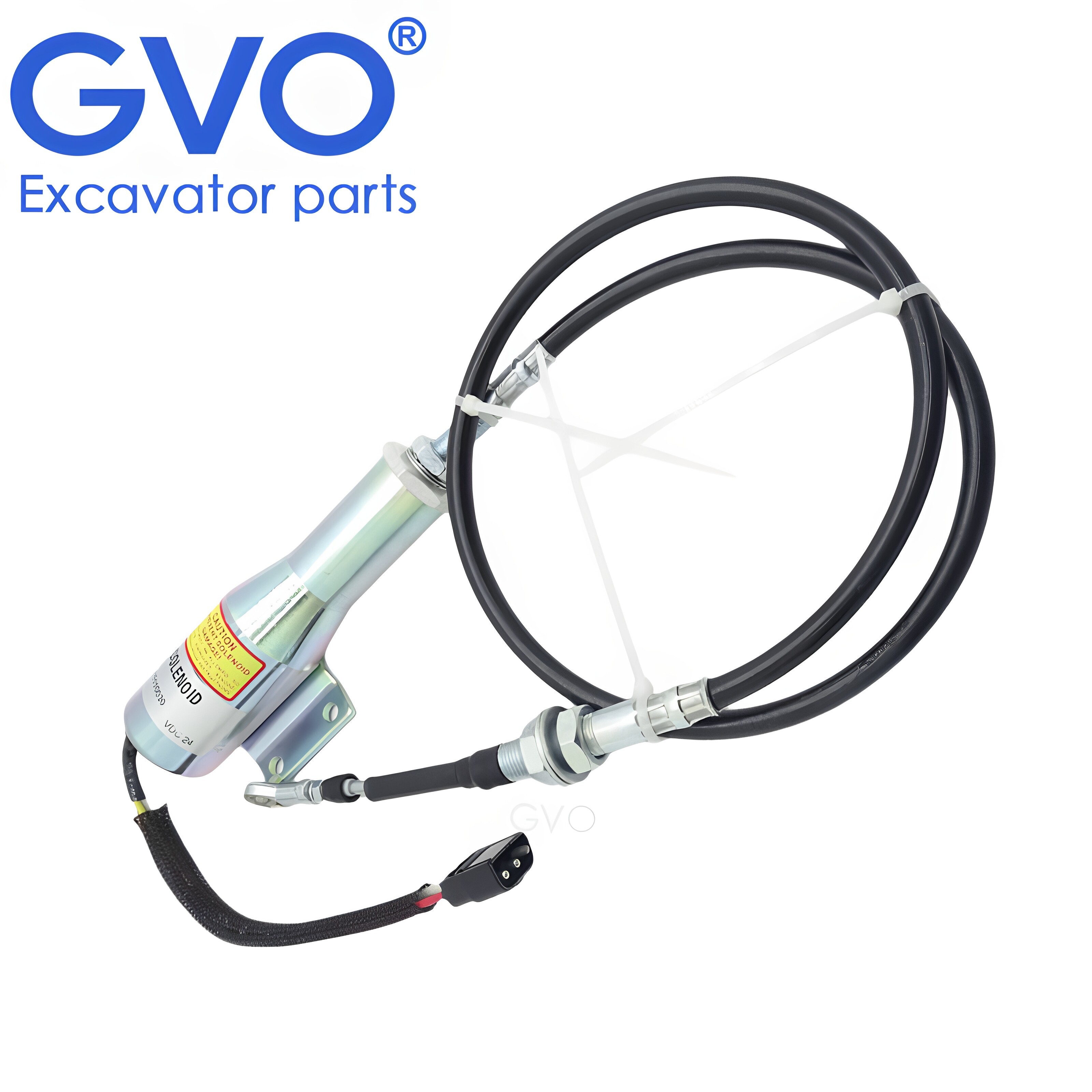 GVO 11110030 11110031 Fuel Shut Off Solenoid Valve Fuel Stop Solenoid Shutdown Stop Solenoid for Wheel Loader L70 L90 L150D L180