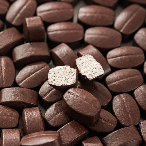 Bulk Mixed Coffee Flavor Pressed Tablet Candy Office Snacks Coffee Bean Candies