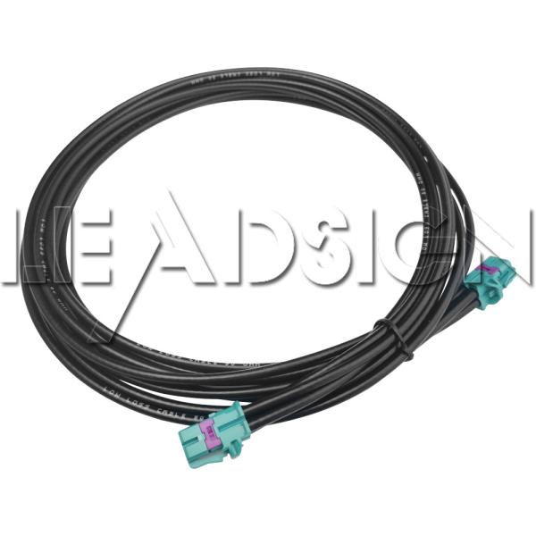 FAKRA cabo coaxial de alta velocidade FAKRA Mini (HFM) 4 portas Conexão de rádio de carro