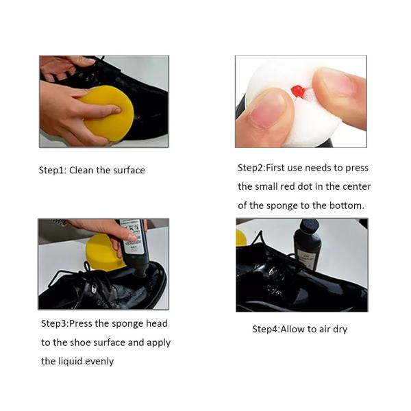 Лоск кормя водоустойчивый момент времени кожаного ботинка светит польской голове щетки губки