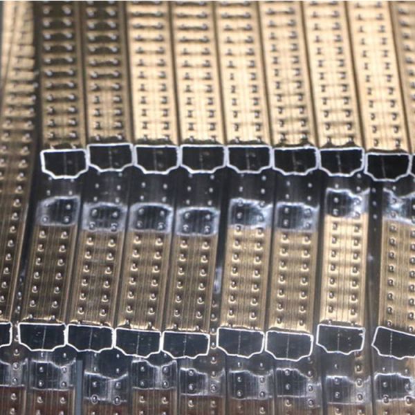 0.1mm-0.35mm Flat Aluminium Spacer Bar Sliding Window Double Glazing Spacers