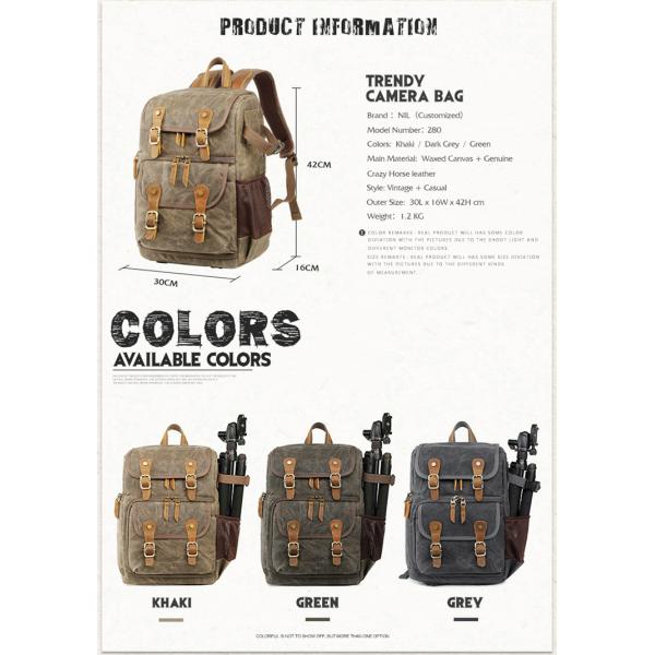 Eco-friendly Customized Logo Camera Bag Backpack for DSLR and Laptop in Customized Color
