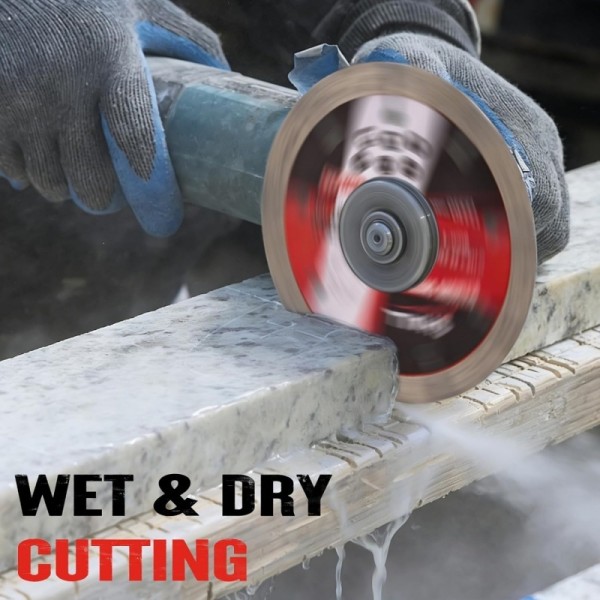 Professional 4-1/2 Inch Crack Chaser Blade | 1/4 Extra-Thick Segment for Masonry