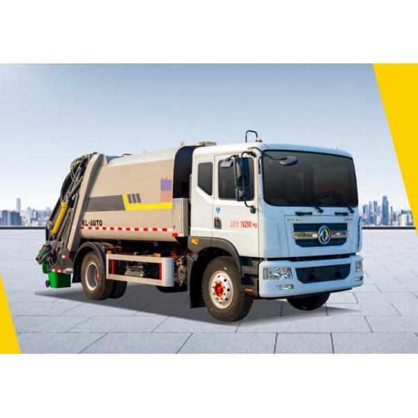 Dongfeng 13-Square Сжатая мусоровалка Заднее приводное топливо Дизель 4 × 2 Ручная коробка передач