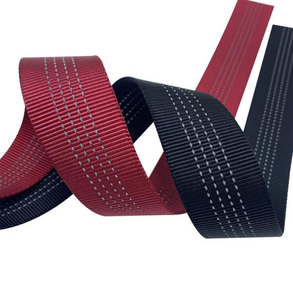 ISO9001 Полипропиленовая лента 38 мм Красная нейлоновая лента