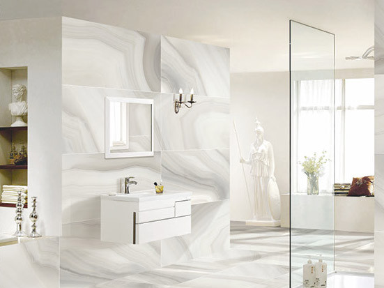 Abrasion Resistance Marble Look Porcelain Tile 24 X 48 X 0.47 Inches