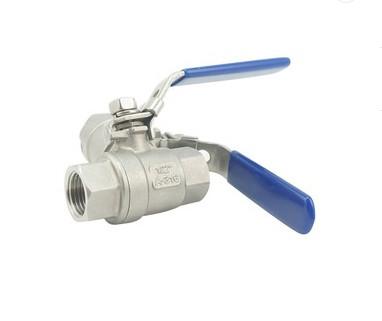 1/2  BSP Thread Ball Valve 1000wog With Lever Operator