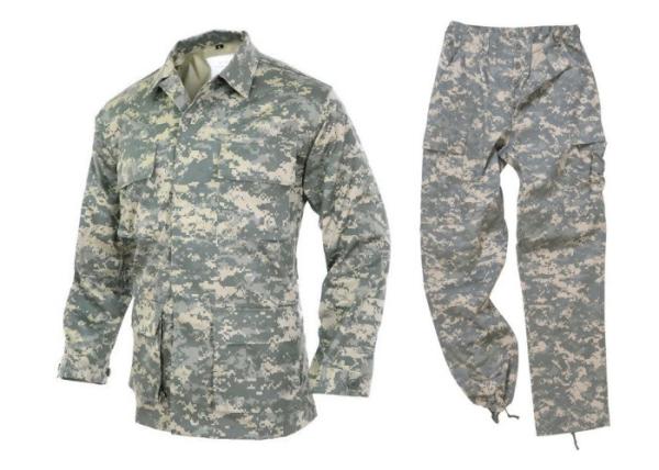 TC 6535 Or TR8020 Military Camouflage Uniforms Adhesive Panels On The Arms