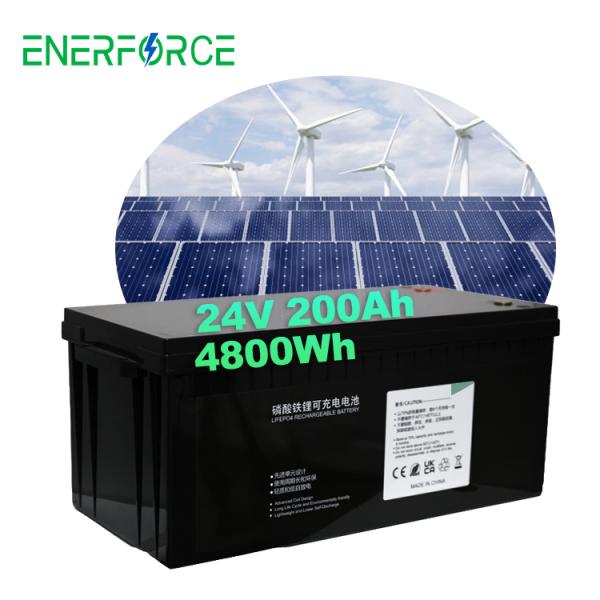 Lifepo4 24V 200Ah Lithium Ion Battery Deep Cycle Lithium Ion Battery