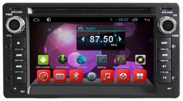 Ouchuangbo car gps navigation for Ford Victoria with iPhone and Android phone connect to car radio android 6.0 system