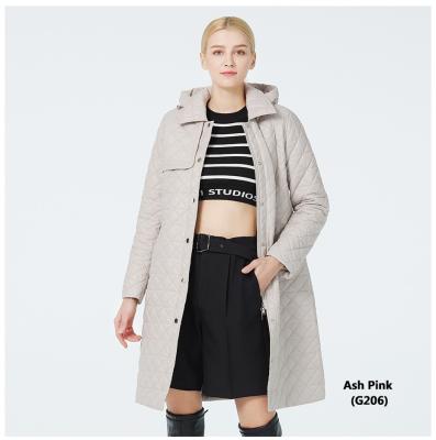 Warm Autumn Spring Outerwear Women'S Spring Jacket With Hood Light Beige