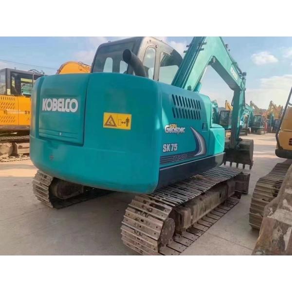 Construction Used Kobelco Excavators Sk75 Digger 7Ton Used Small Excavator