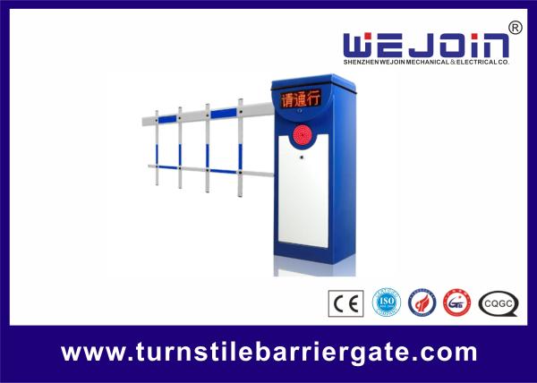 Sistema de barrera de aparcamiento de la protección IP54, motor de CA automático de la barrera del auge 80W 24V