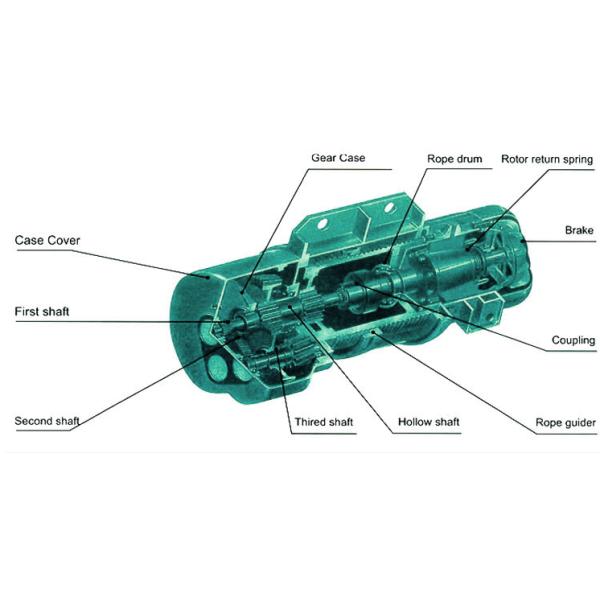 500kg Electric Wire Rope Hoist For Construction Moving Materials