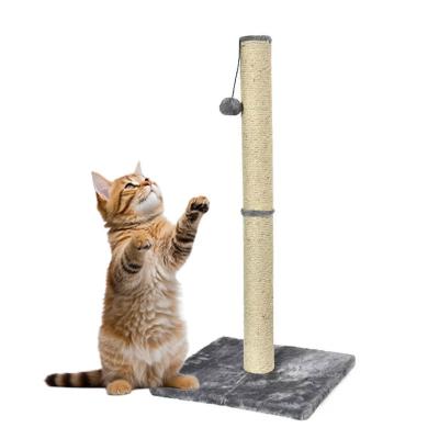Cat Scratcher Ball Sisal Cat Climbing Tree Cat Scratch Post avec support de sélection de l'espace de la pièce écologique