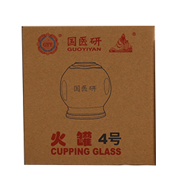 Thick Glass Fire Cupping Traditional Massage Cups for Chinese Medicine Apparatus