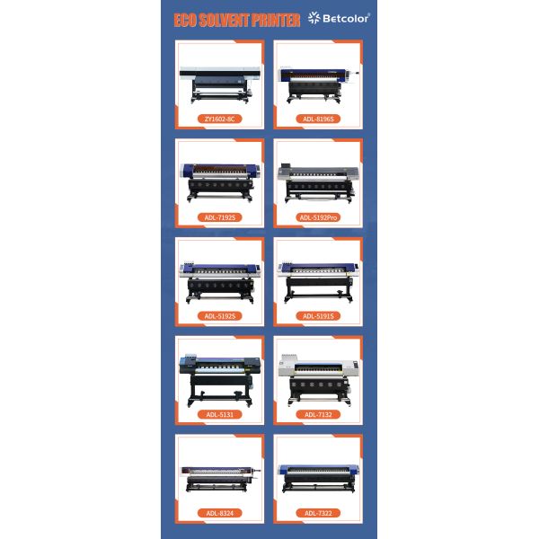 High-end 1.6M 1 Head4 Colour  I3200A1/i3200E1/F1080 1 Head ADL-5161S Eco - Solvent Printer