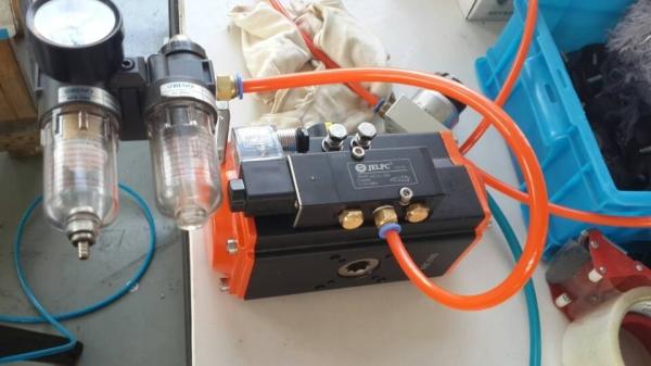 Rack And Pinion Aluminum Pneumatic Actuator For Ball And Butterfly Valve ISO5211