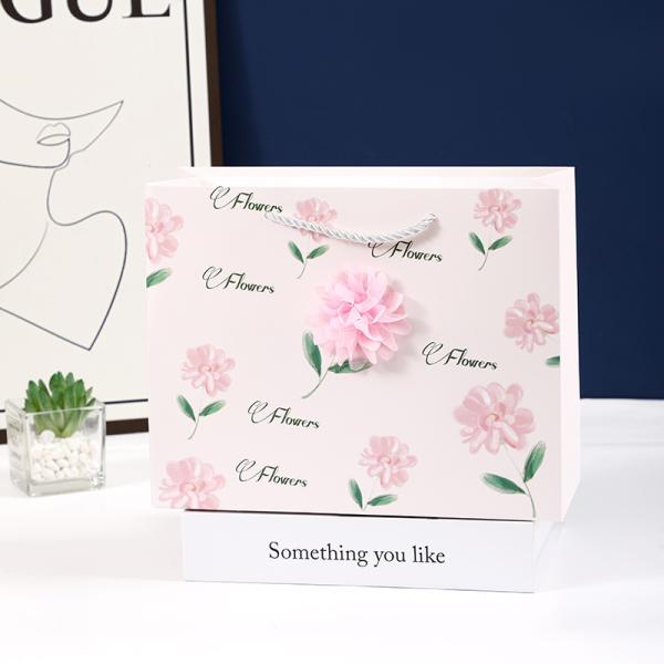 Blossom Delight 3D Single Flower Gift Bag Collection Premium Floral Packaging