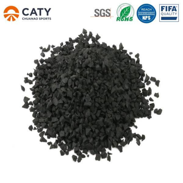 Durable 3~5 Years Anti-UV Anti-Oil-Bleeding SBR Rubber Granules for Artificial Turf Infill