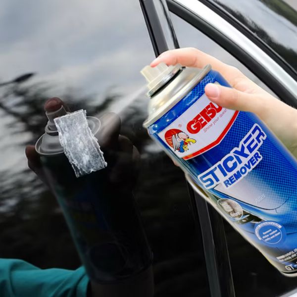 Car Sticker Adhesive Label Remover Spray– Easy Car Glue & Residue Removal