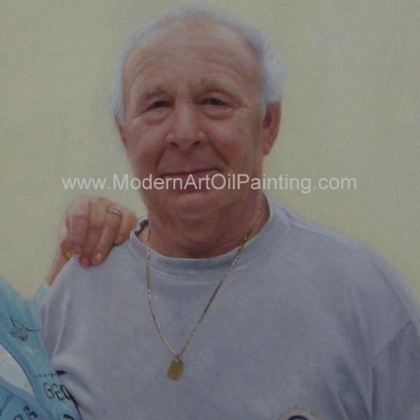 Contemporay Custom Oil Painting Portraits Aged People Portrait Oil Paintings On Canvas