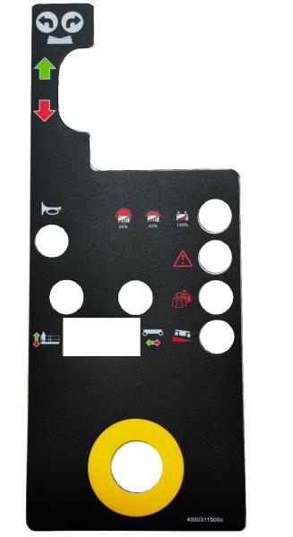 OEM Haulotte Decal Platform Control Box 4000311500 4000311500c