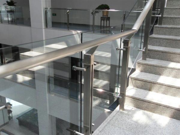 Hot sale custom design indoor outdoor Mirror Wall Mounted stainless steel handrail for stairs