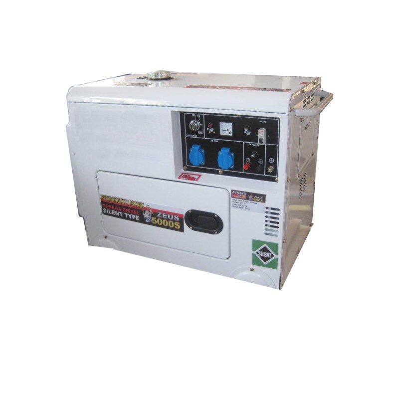 50Hz 7.5kva Silent Open Portable Diesel Generator 8.25kva Air Cooled Single Phase