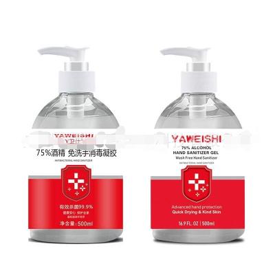 Gel básico do Sanitizer da mão do uso de limpeza/500ml nenhum Sanitizer da mão da lavagem