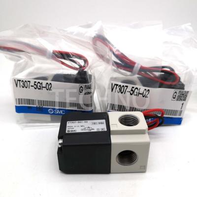 VT307V-5G1-02 SMC Solenoid Valves Electromagnetic Valves SS316 CE Certificate