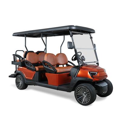 4 Forward+2 Rear Seats Electric Sightseeing Golf Buggy