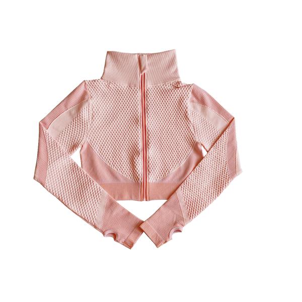 Женщины урожая молнии верхние Activewear 2 частей установили гетры йоги высокой талии безшовные