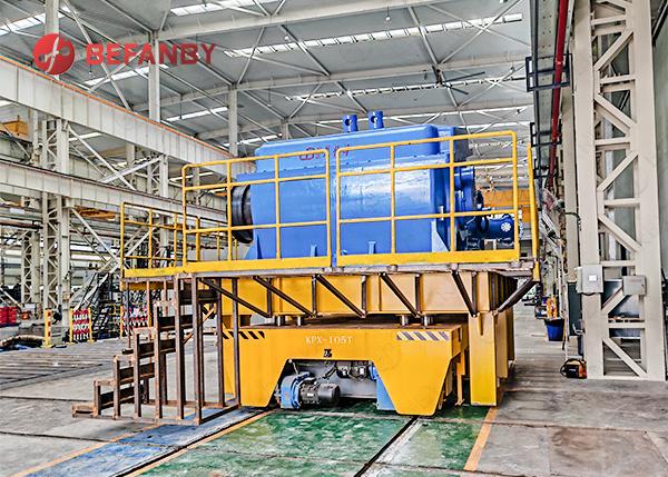 Flexible Battery Vertical And Horizontal Movement Rail Transfer Cart