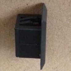 Plastic Fiber Optic Accessories Simplex Patch Panel Cover Black SC LC SX