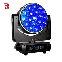 Nouveau phare de scène à tête mobile RGBW 4 en 1 LED avec écran LCD