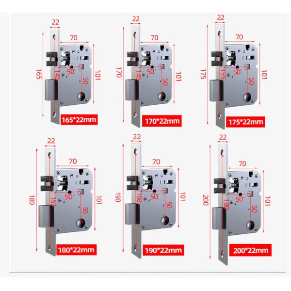 Электрический цифровой умный волибель алюминиевого сплава RFID карта пароль код дверной замок без отпечатков пальцев Tuya Ttlock приложение