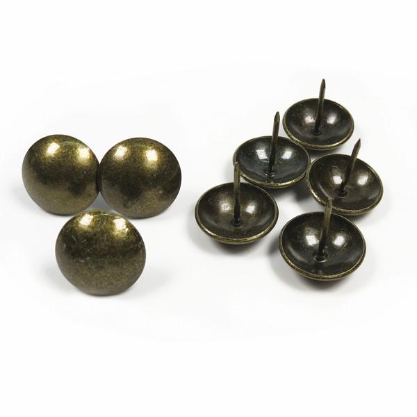 Black Nickel Tack Decorative Upholstery Nails Light Weight For Wood Furniture