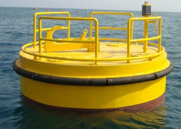 Foam Filled Marine Cylindrical Steel Mooring Buoy With High Toughness