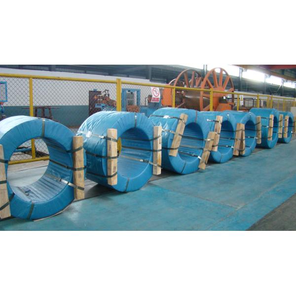 12.7mm PC Steel Wire Rope , ASTM A 416 Low Relaxation Strand For High Speed Rail