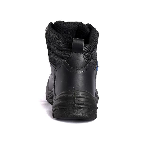 Nubuck Cow Leather Waterproof Safety Work Boots with Nylon Gusset Tongue