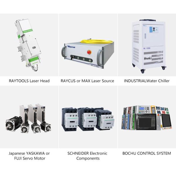 Accurate Positioning CNC Fiber Laser Cutting Machine 100m/Min