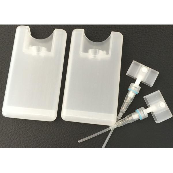High quality card portable fine sprayer plastic 10ml 20ml credit card perfume bottle