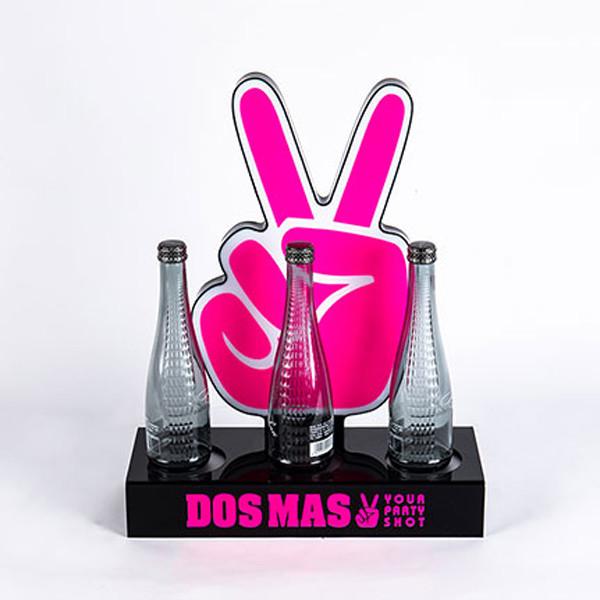 Unique Design LED Bottle Glorifier Display Stand Beer Bottle Display Rack
