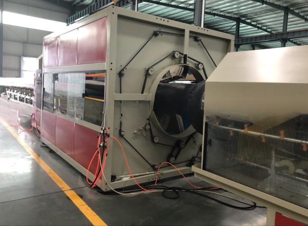 SJ 120 Linha automática de produção de tubos de HDPE para tubos de água de grande diâmetro 20-1200 mm