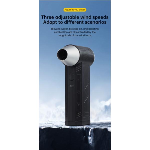Violent Turbo Fan Mini Camping Outdoor Handheld High Speed Dust Removal Adjustable Camping For Custom Cool Camping Accessories
