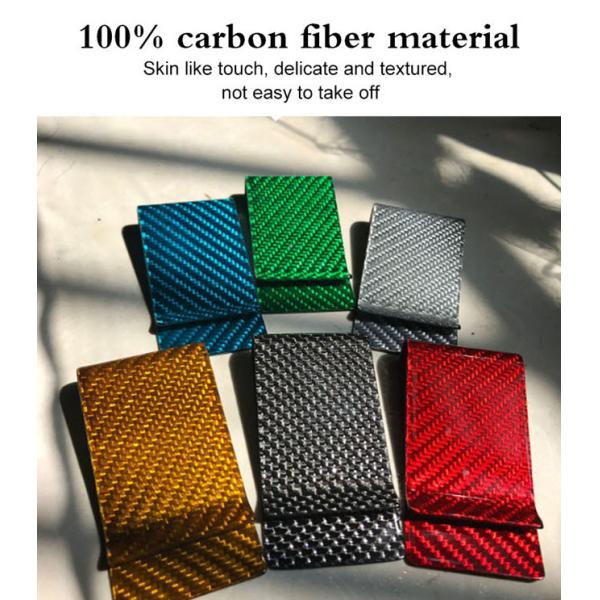 Теплостойкие ультра светлые зажимы денег волокна углерода