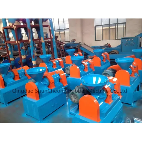 Large Capacity Fine Rubber Powder Pulverizer with 30-120 Mesh Output and Water-Cooling System